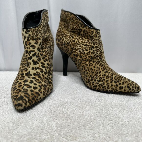Carlos Santana Women's Ankle Boot Pizazz Bootie Animal Leopard Print 7M - Picture 5 of 11